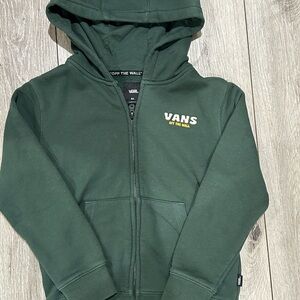 Vans Kids Forest Green Zip-Up Hoodie